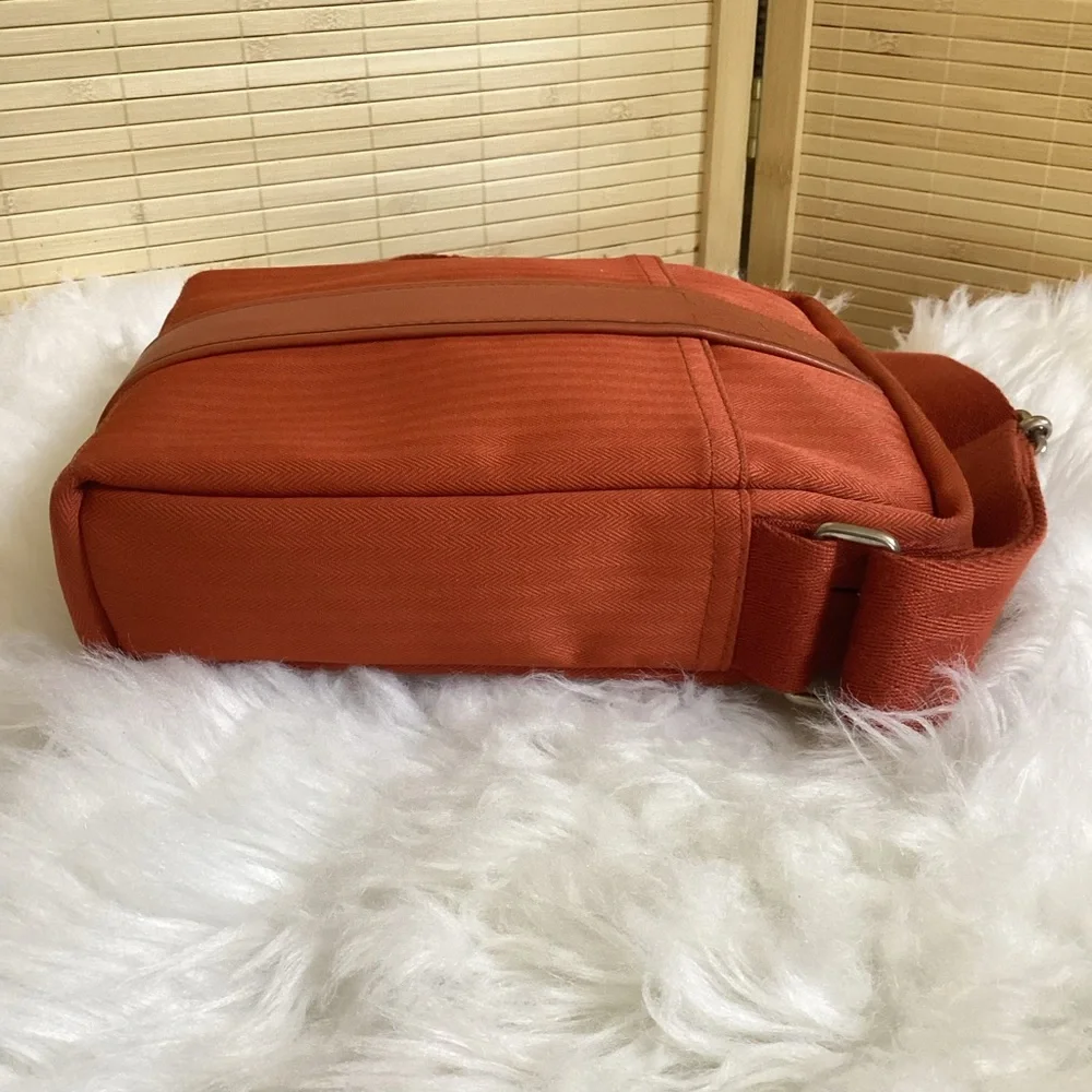 Hermes Acapulco Toile Chevron Shoulder Bag